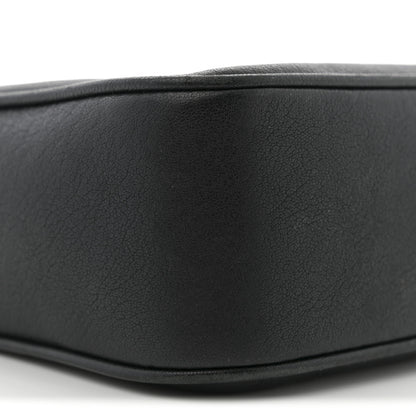 Saint Laurent Grained Lambskin Monogram Lou Camera Bag Black 9 of 12