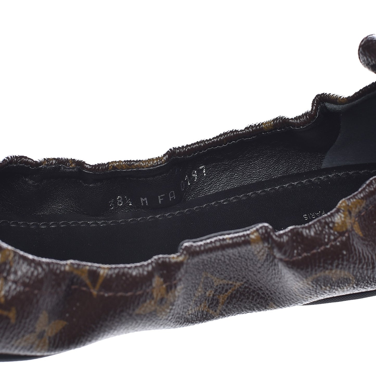 Monogram Flirty Ballet Flats 38.5 Gold