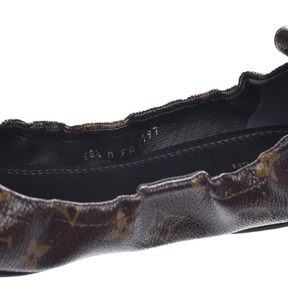 Louis Vuitton Monogram Flirty Ballet Flats 38.5 Gold 8 of 9
