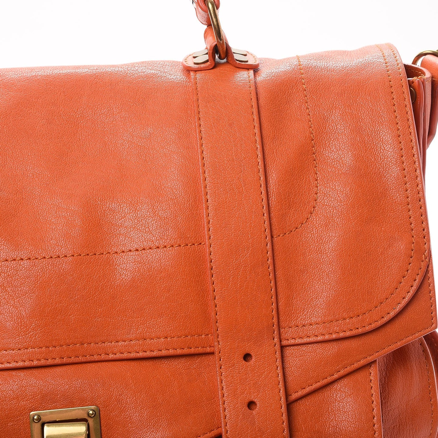 Lambskin Large PS1 Satchel Orange