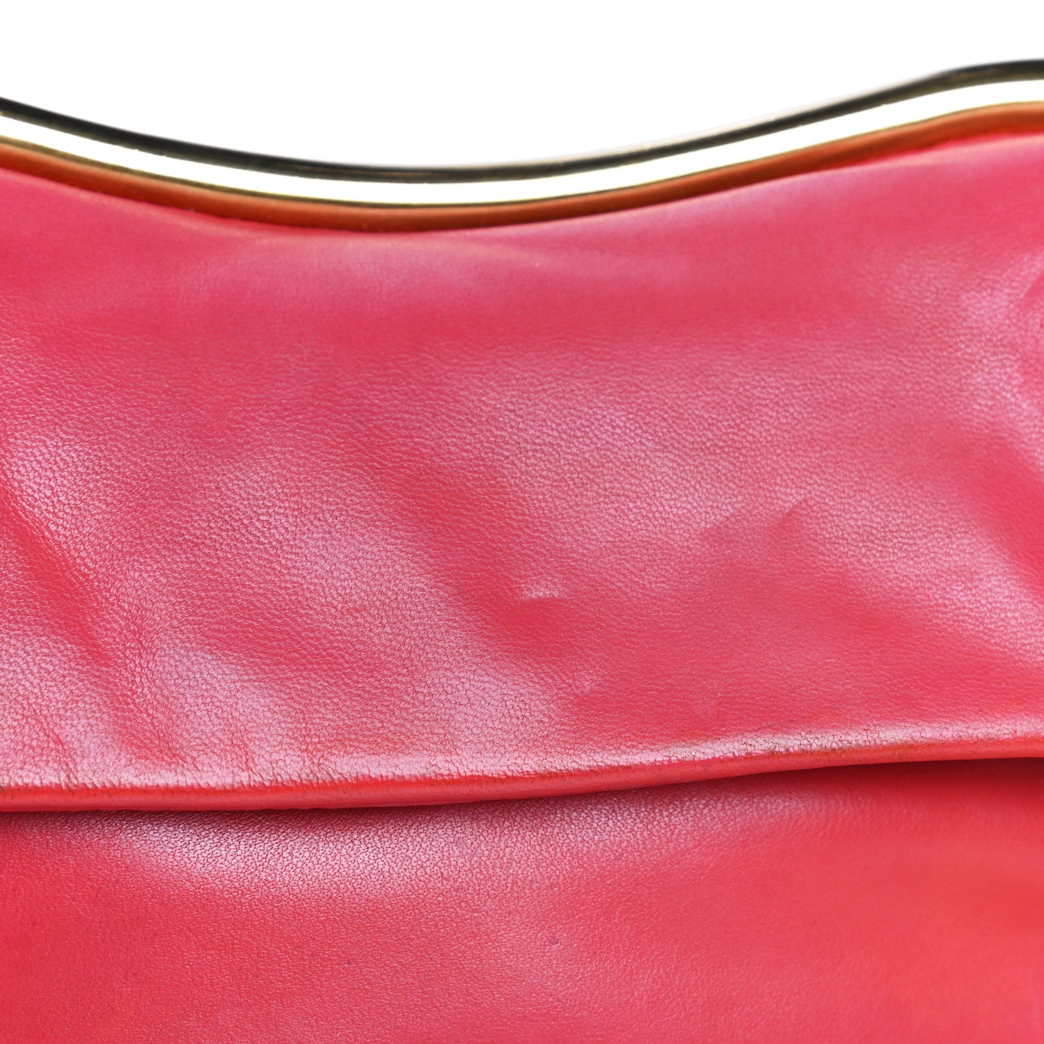 Miu Miu Nappa Shoulder Bag With Chain Red 17 of 20