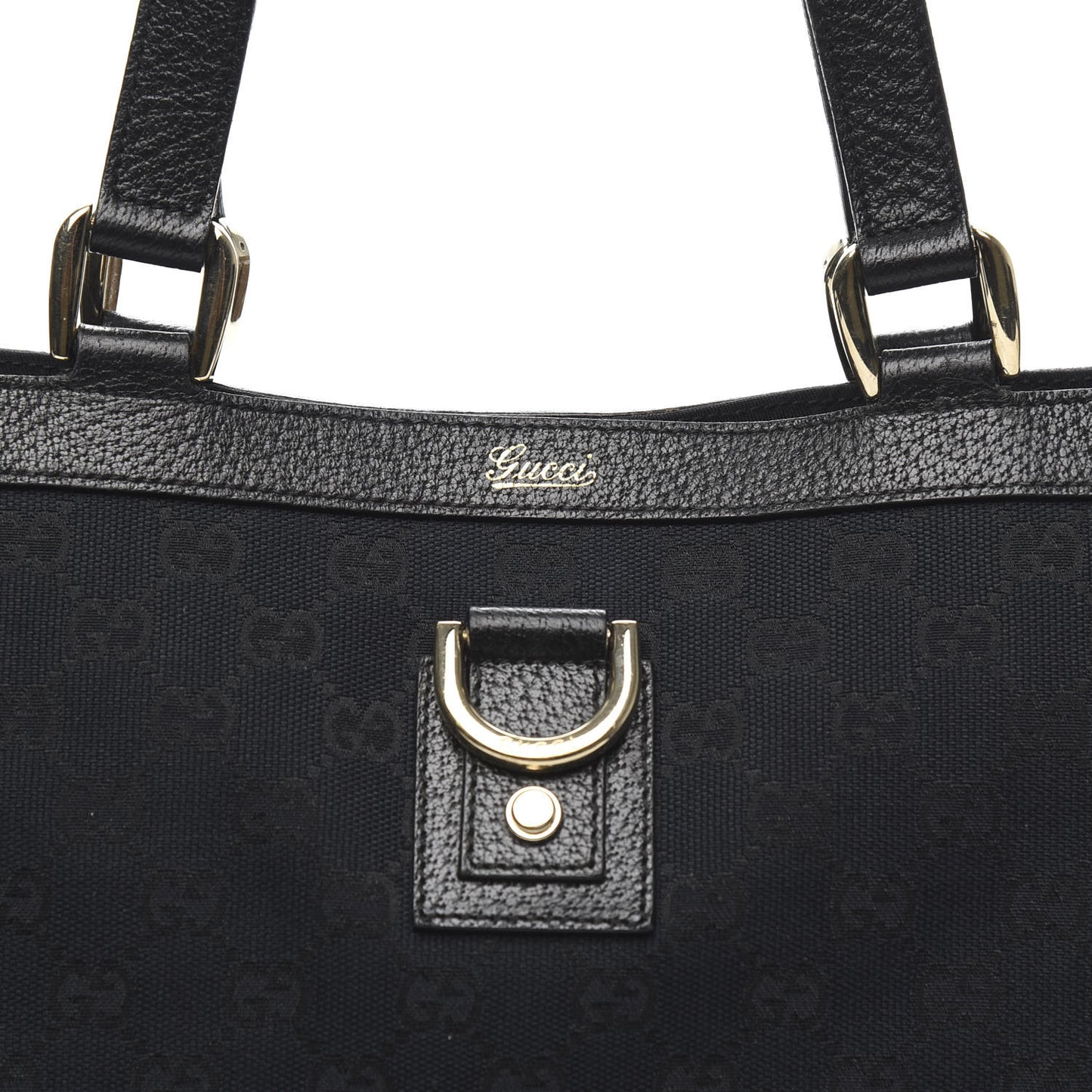 Monogram Large Abbey Tote Black