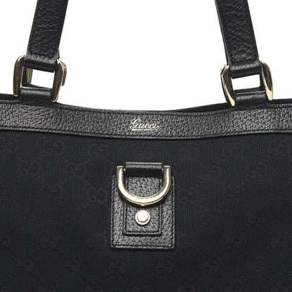 Gucci Monogram Large Abbey Tote Black 10 of 10