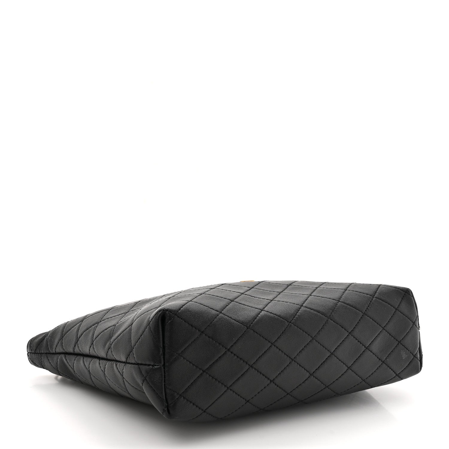 Saint Laurent Lambskin Quilted Gaby Cosmetic Pouch Black 4 of 11