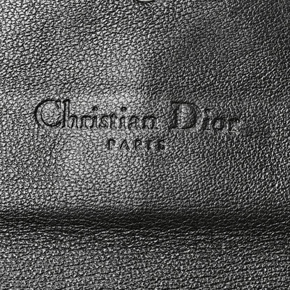 Christian Dior Lambskin Cannage Lady Dior Rendezvous Wallet On Chain Black 6 of 6