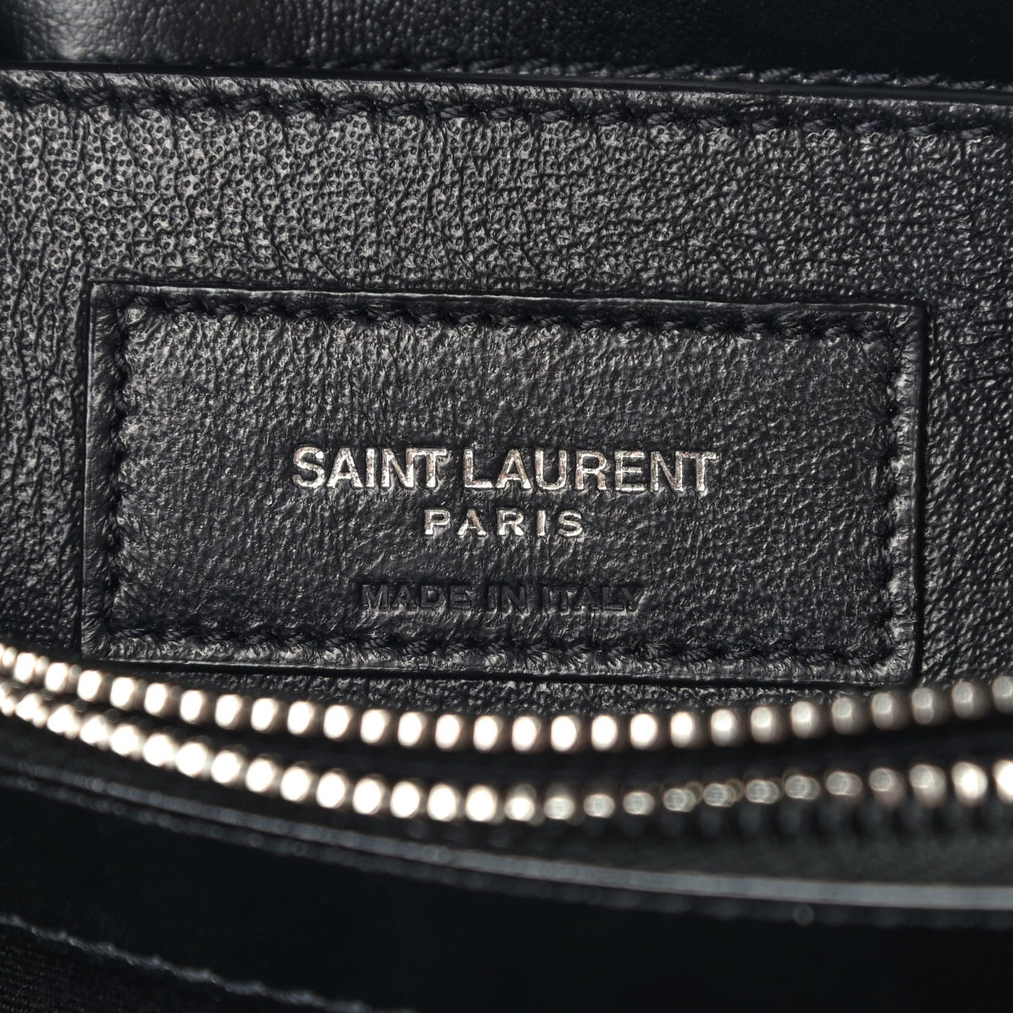 Calfskin Y Quilted Monogram Small Loulou Chain Satchel Black