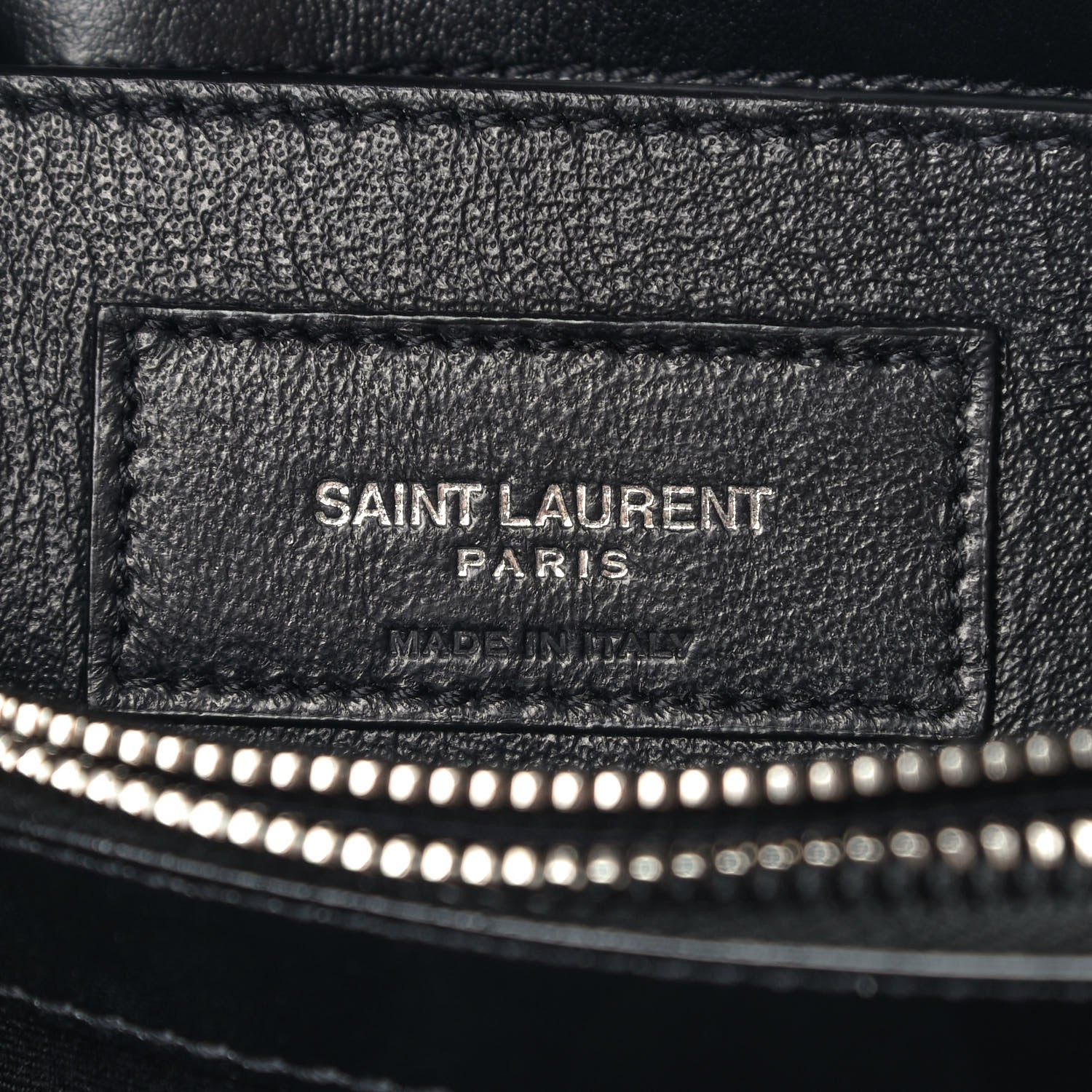 Saint Laurent Calfskin Y Quilted Monogram Small Loulou Chain Satchel Black 7 of 11