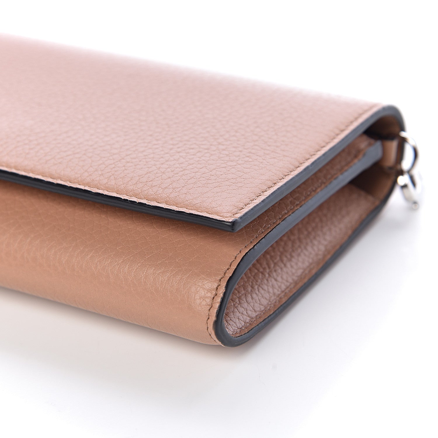 Christian Louboutin Calfskin Boudoir Chain Wallet Nude 8 of 10