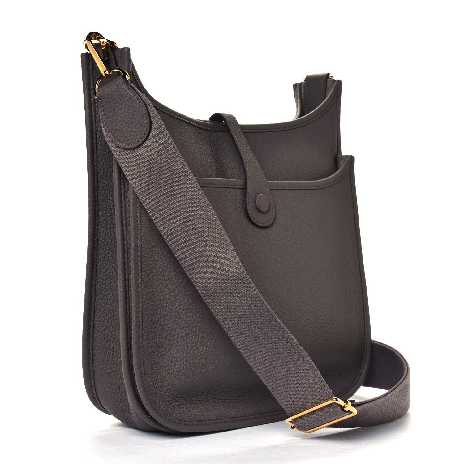 Hermes Taurillon Clemence Evelyne III PM Etain 2 of 5