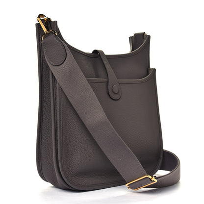 Hermes Taurillon Clemence Evelyne III PM Etain 2 of 5
