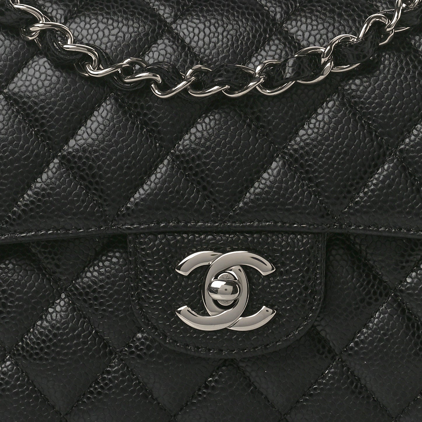 Chanel Caviar Quilted Small Double Flap Black 8 of 11