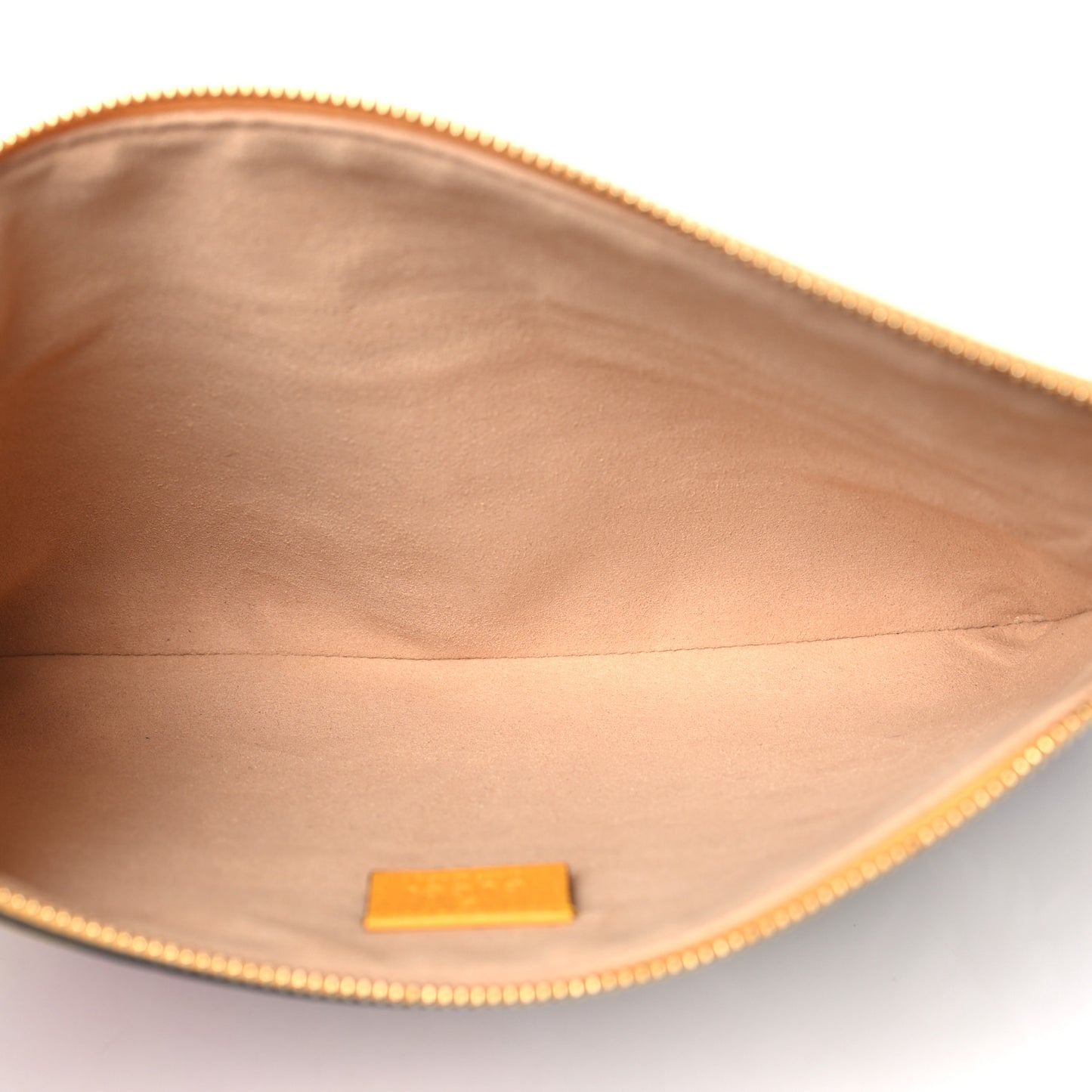 GG Supreme Monogram Flora Large Ophidia Pouch Clutch Beige Multicolor Crop