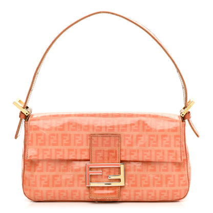 Fendi Vinyl Zucchino Baguette Orange 1 of 10