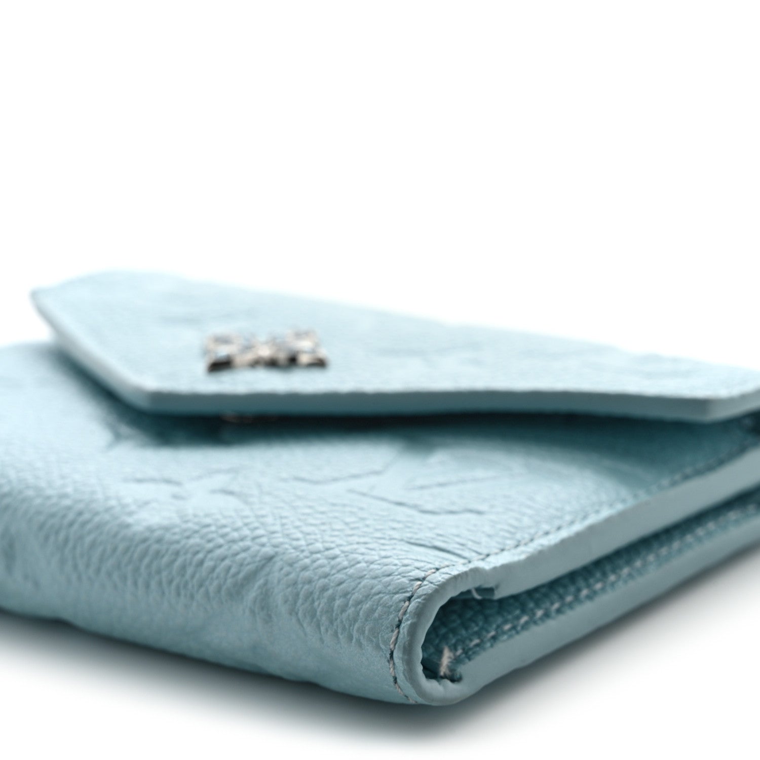Louis Vuitton Empreinte Monogram Flower Victorine Wallet Azur Frost 9 of 12