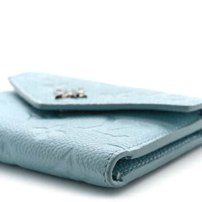 Louis Vuitton Empreinte Monogram Flower Victorine Wallet Azur Frost 9 of 12