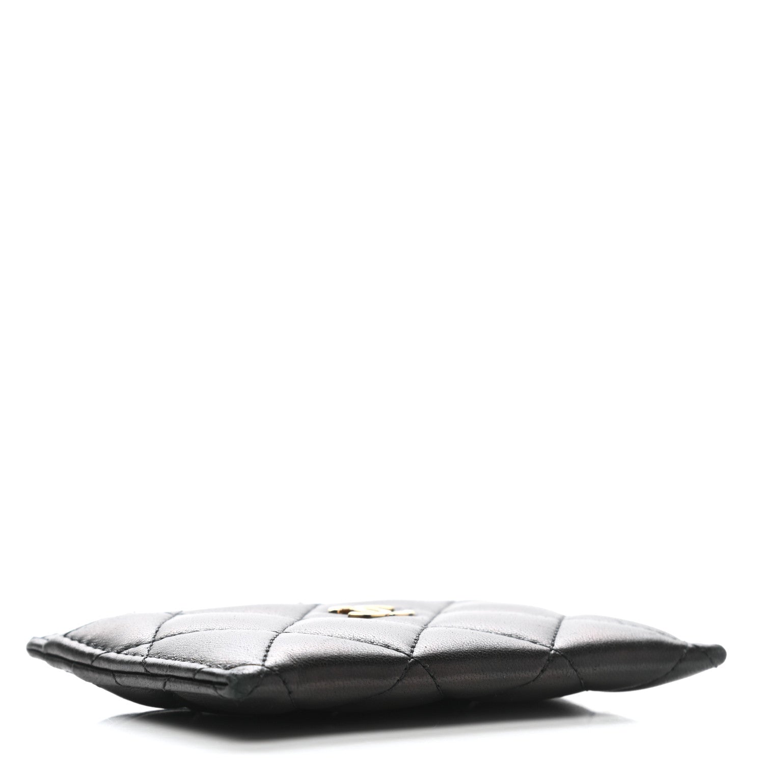 Chanel Lambskin Quilted Card Holder Black 4 of 9