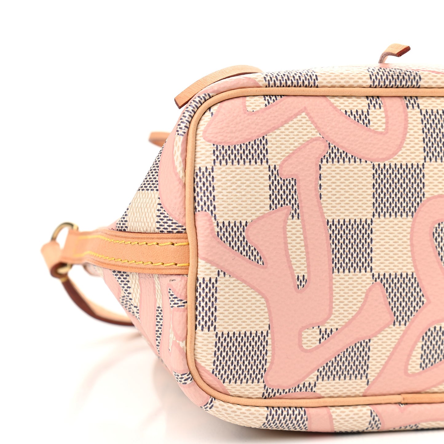 Damier Azur Tahitienne Nano Noe Rose Ballerine