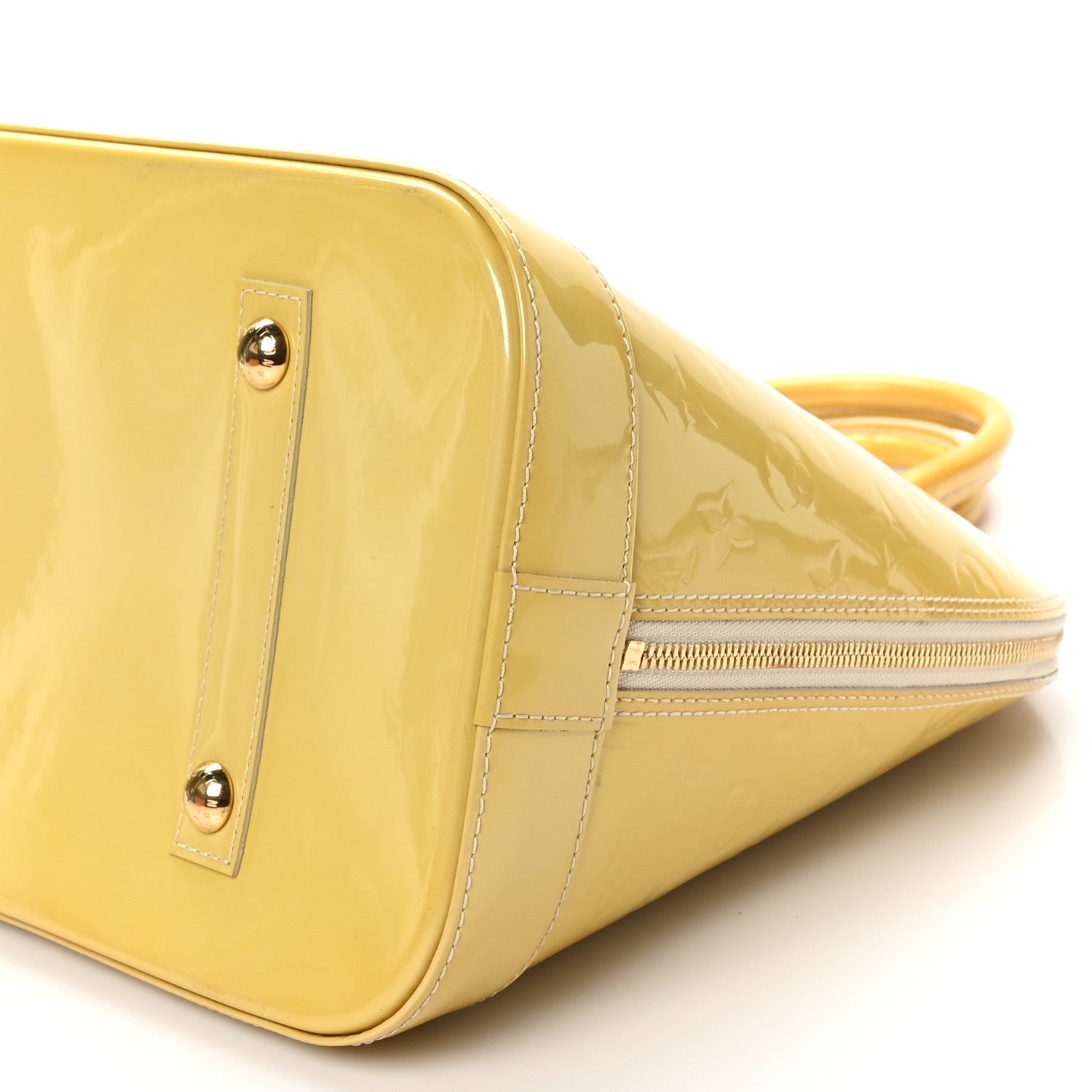 Louis Vuitton Vernis Alma GM Blanc Corail 9 of 9