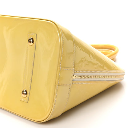 Louis Vuitton Vernis Alma GM Blanc Corail 9 of 9