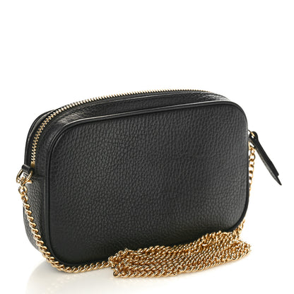 Gucci Dollar Calfskin Super Mini GG Marmont Chain Shoulder Bag Black 3 of 10
