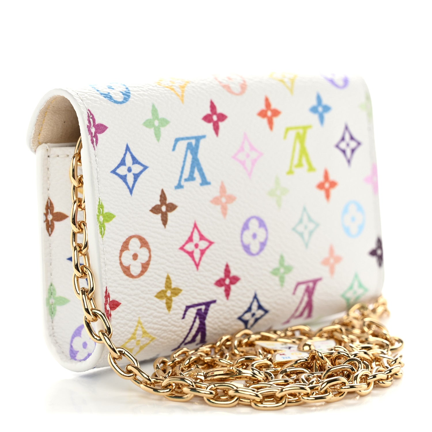 Louis Vuitton LV X TM Monogram Multicolor Pouch Metis Belt White 3 of 10