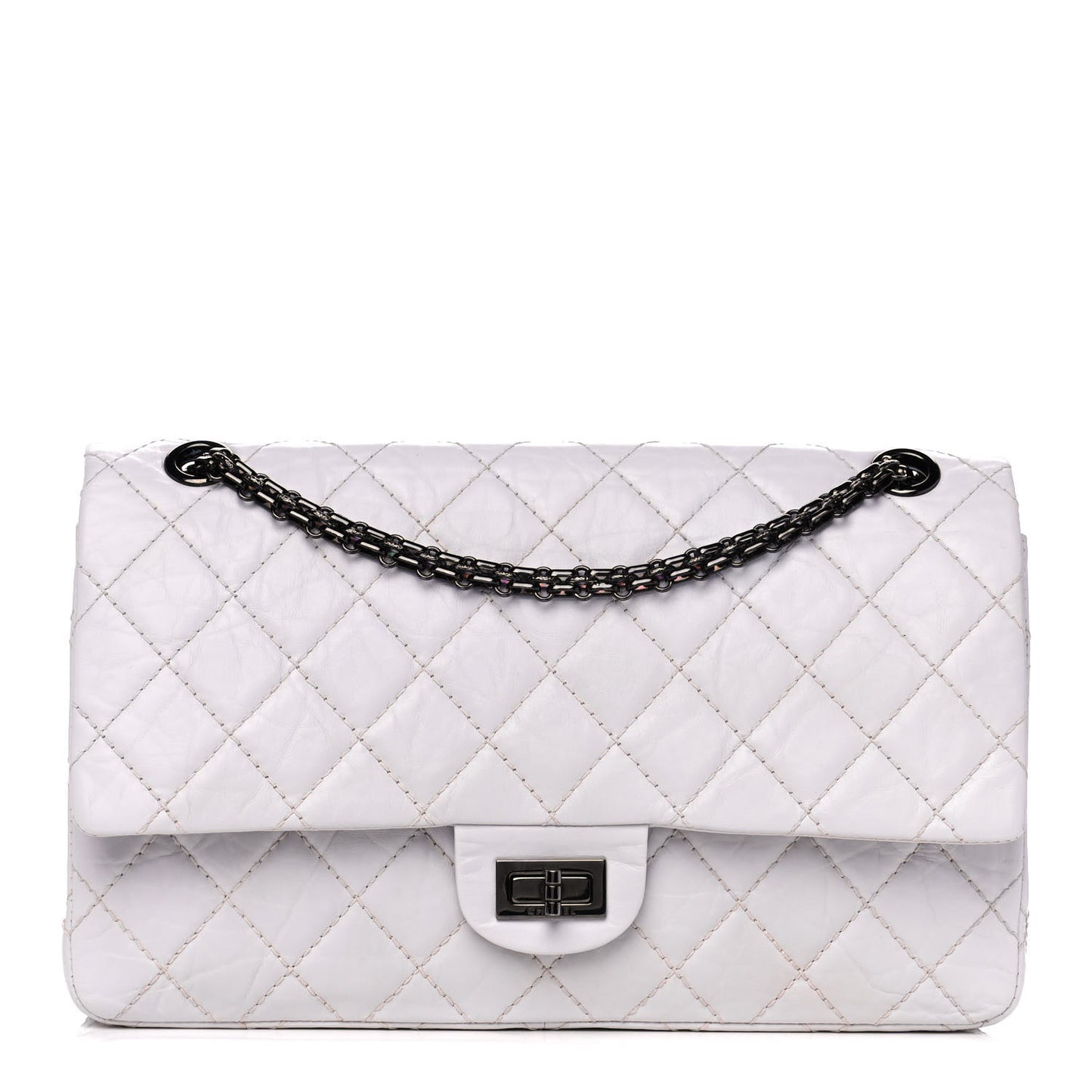 Aged Calfskin Quilted 2.55 Reissue 226 Flap Light Purple