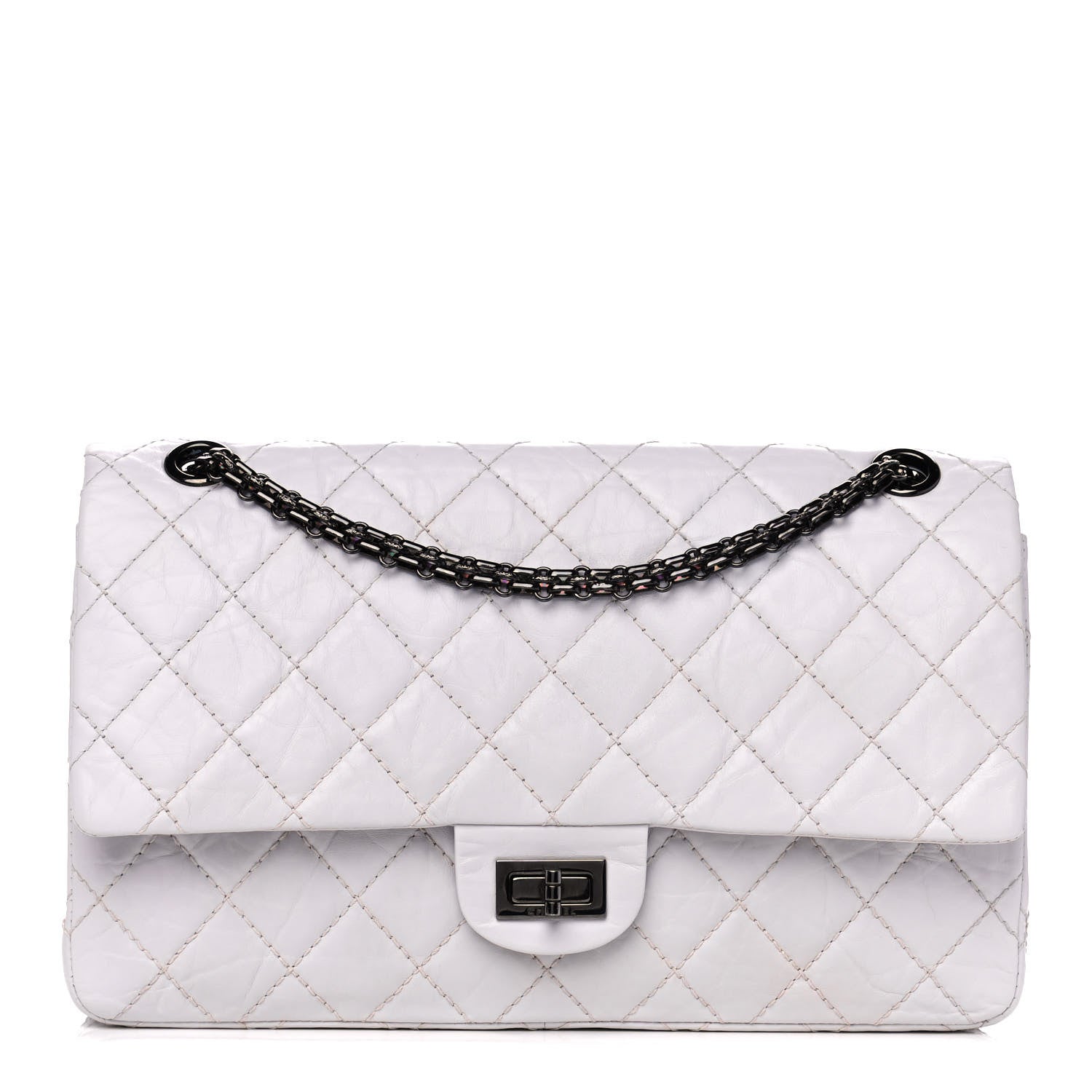 Chanel Aged Calfskin Quilted 2.55 Reissue 226 Flap Light Purple 1 of 10