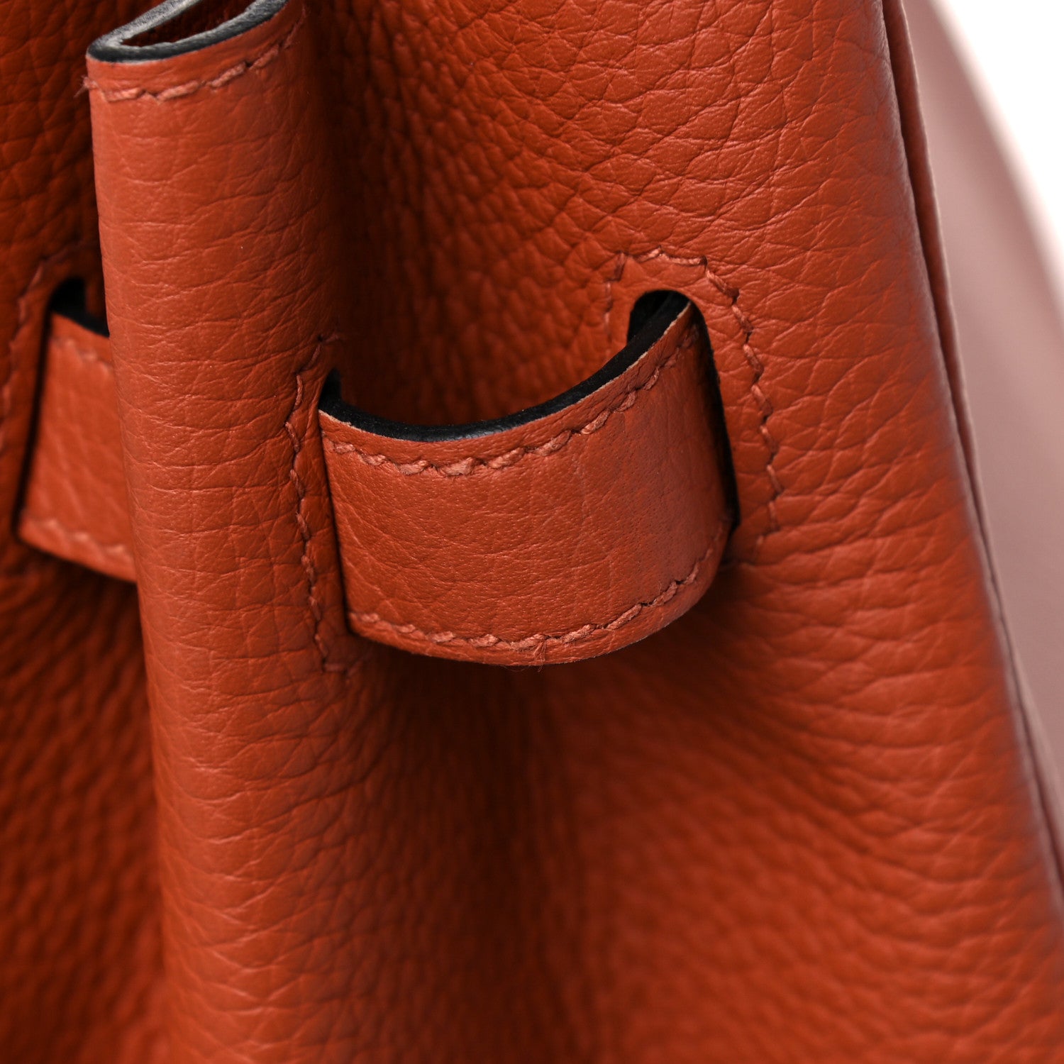 Hermes Taurillon Clemence Birkin 35 Cuivre 13 of 14