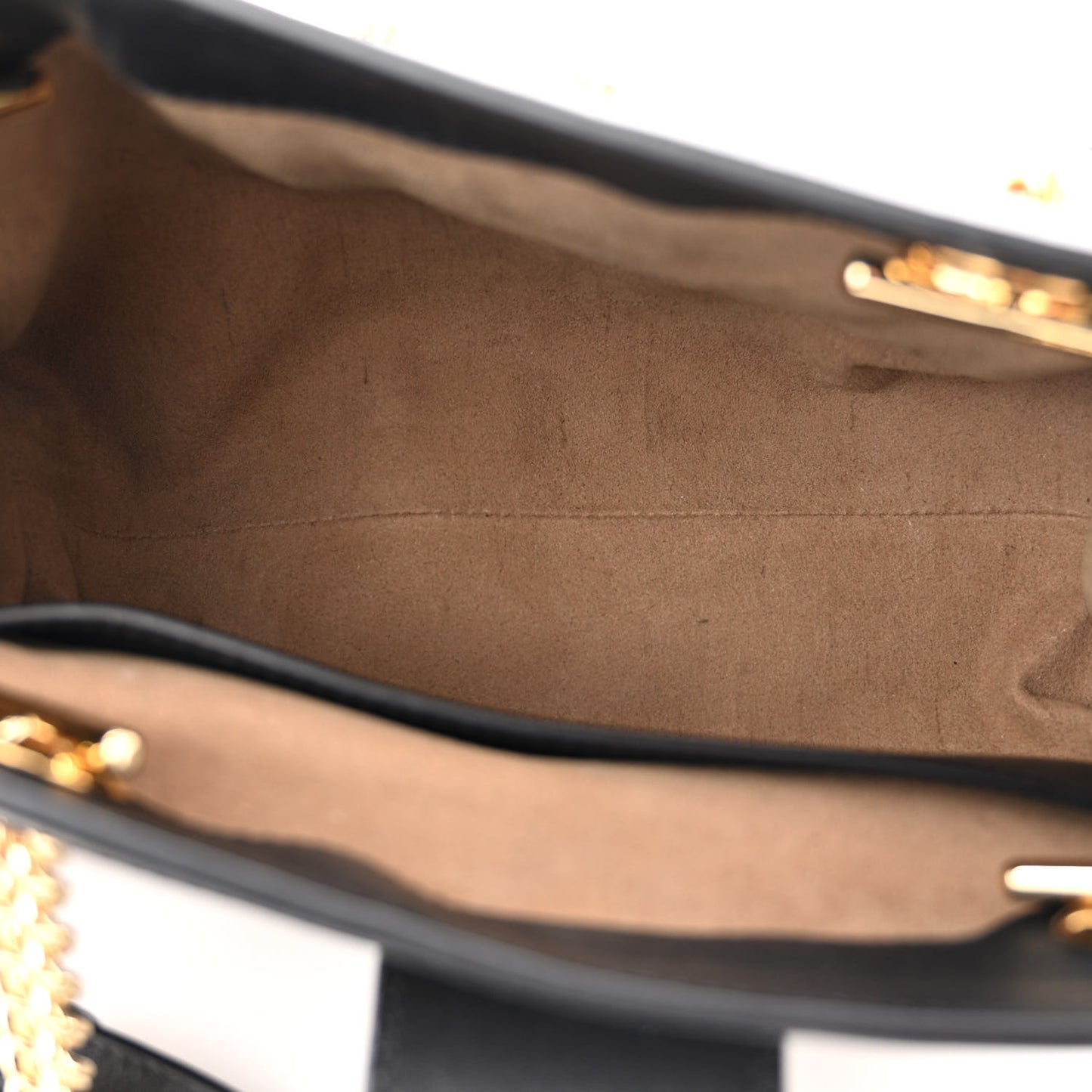 GG Supreme Monogram Small Padlock Tote Black
