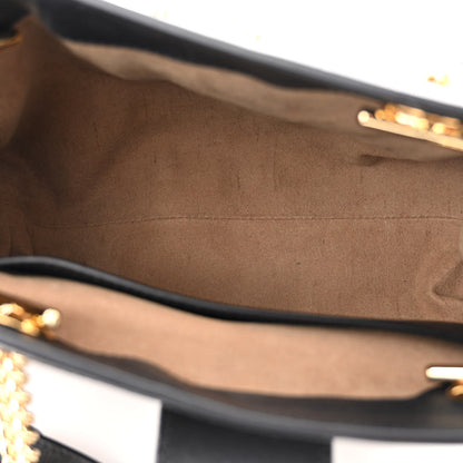 Gucci GG Supreme Monogram Small Padlock Tote Black 5 of 10