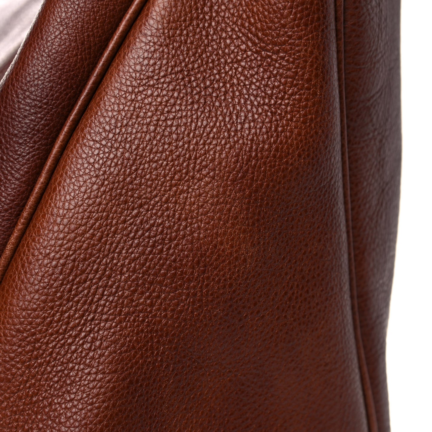 Calfskin Twist Strap Hobo Brown