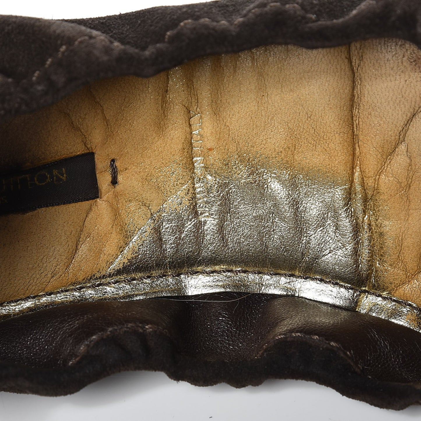 Suede Lovely Ballet Flats 37 Brown