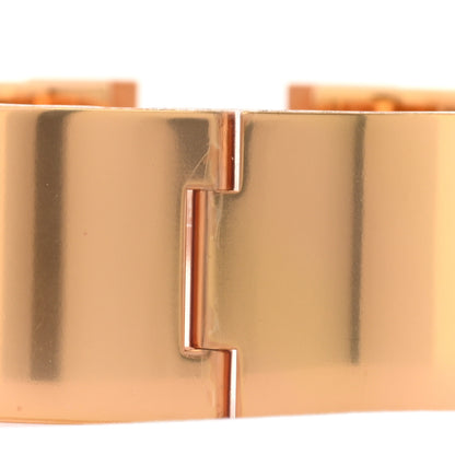 Hermes Enamel Wide Clic Clac H Bracelet PM Rose Dragee 3 of 5