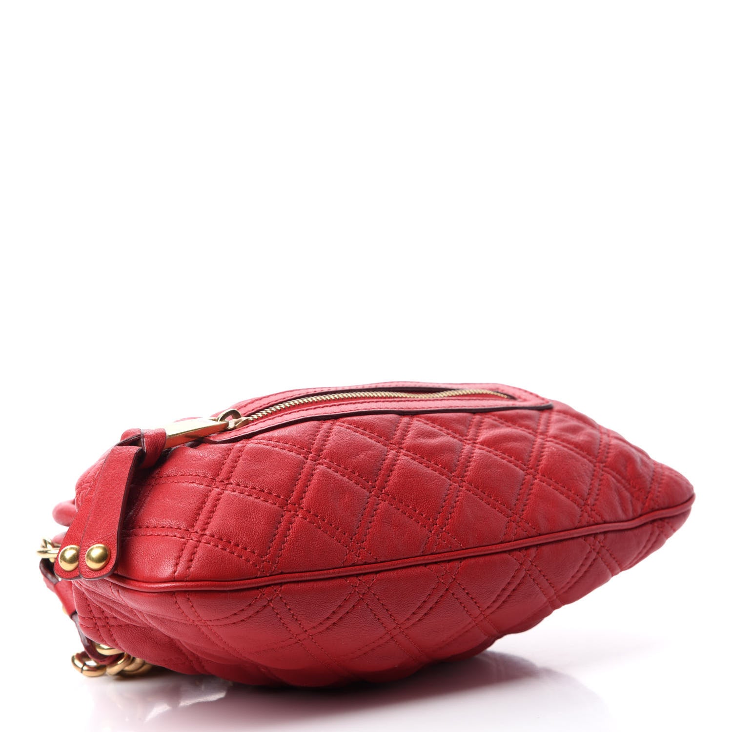 Marc Jacobs Calfskin Quilted Little Stam Red 4 of 10