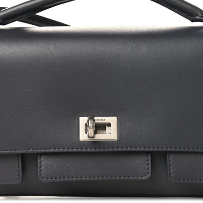 Balenciaga Smooth Calfskin Small Bel Air Clutch On Strap Grey 7 of 9
