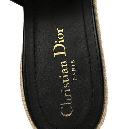 Christian Dior Calfskin 30 Montaigne Wedge Slide 41.5 Black 8 of 9