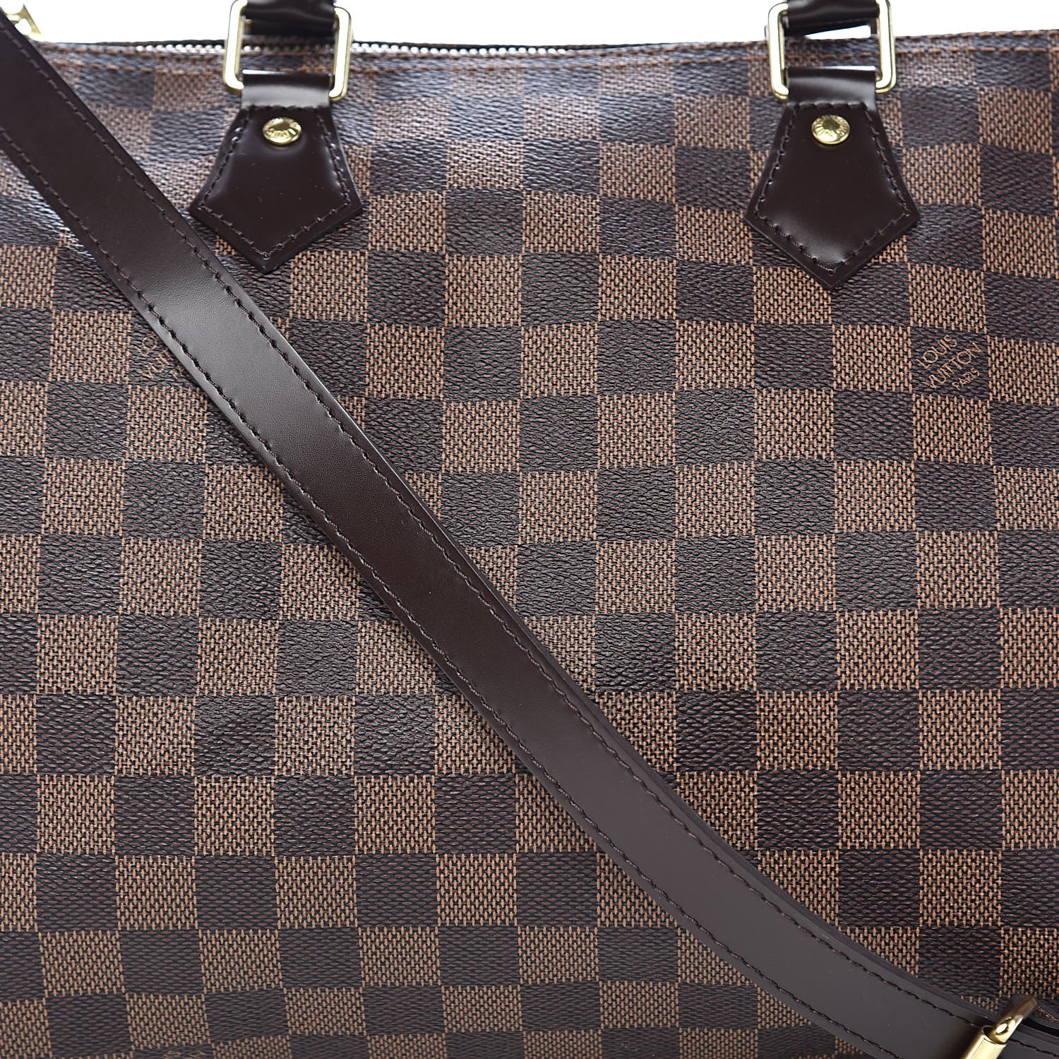 Louis Vuitton Damier Ebene Speedy Bandouliere 30 13 of 14