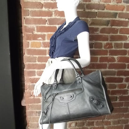 Balenciaga Agneau Work Grey 2 of 9