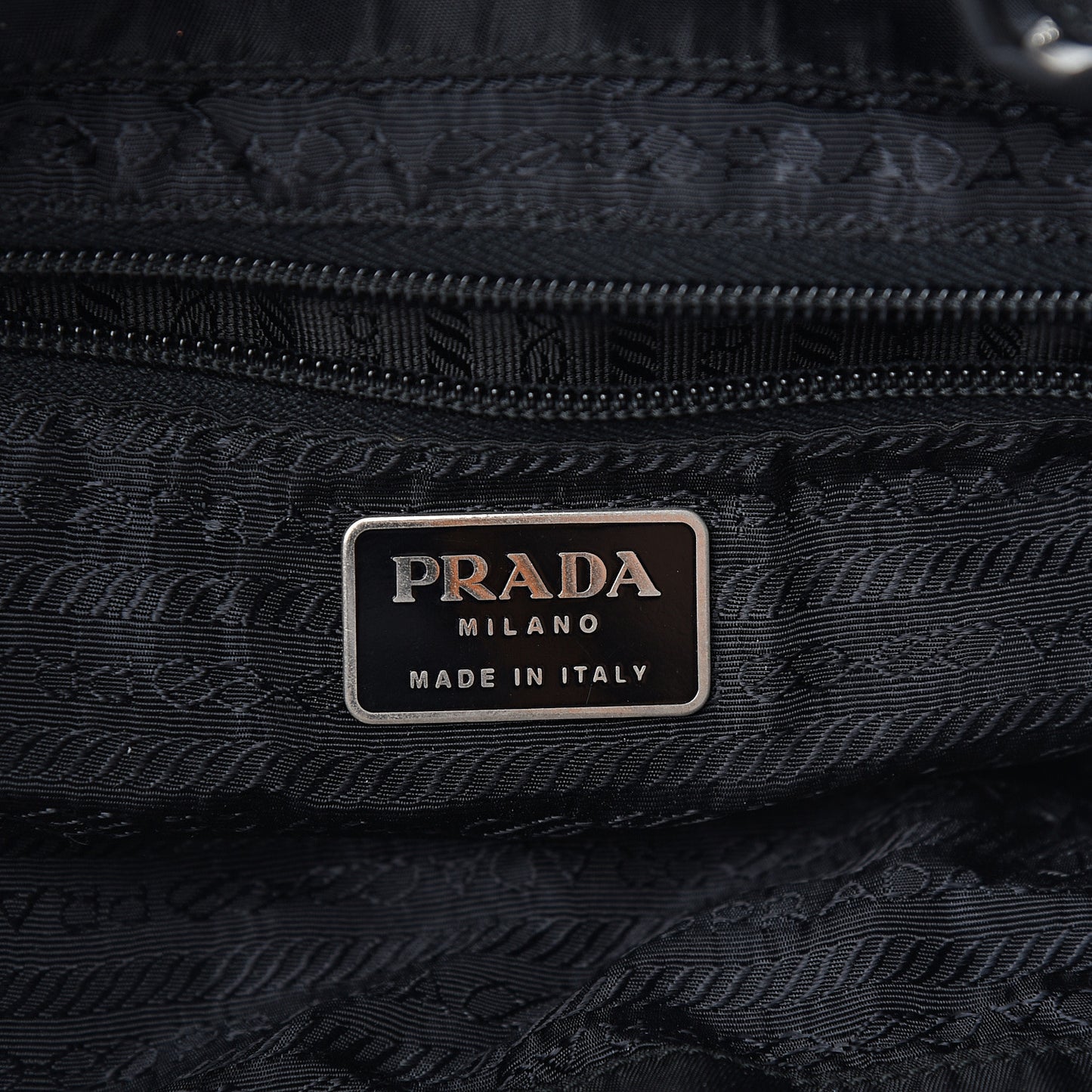 Nylon Vela Medium Backpack Black