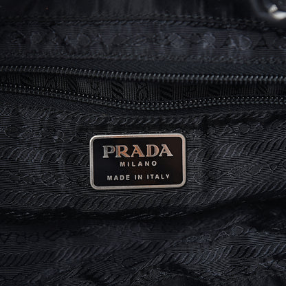Prada Nylon Vela Medium Backpack Black 5 of 9
