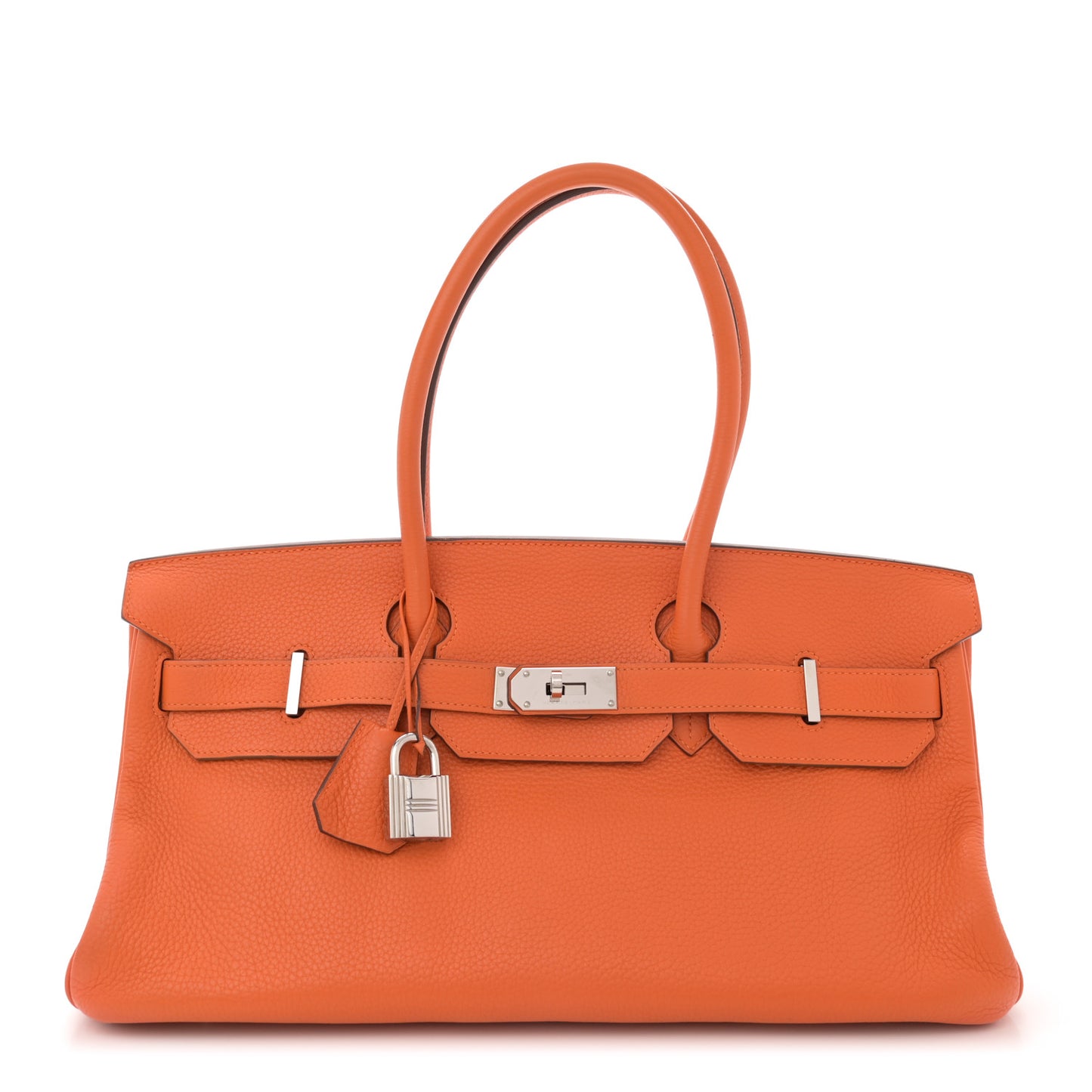 Taurillon Clemence JPG Shoulder Birkin II 42 Orange