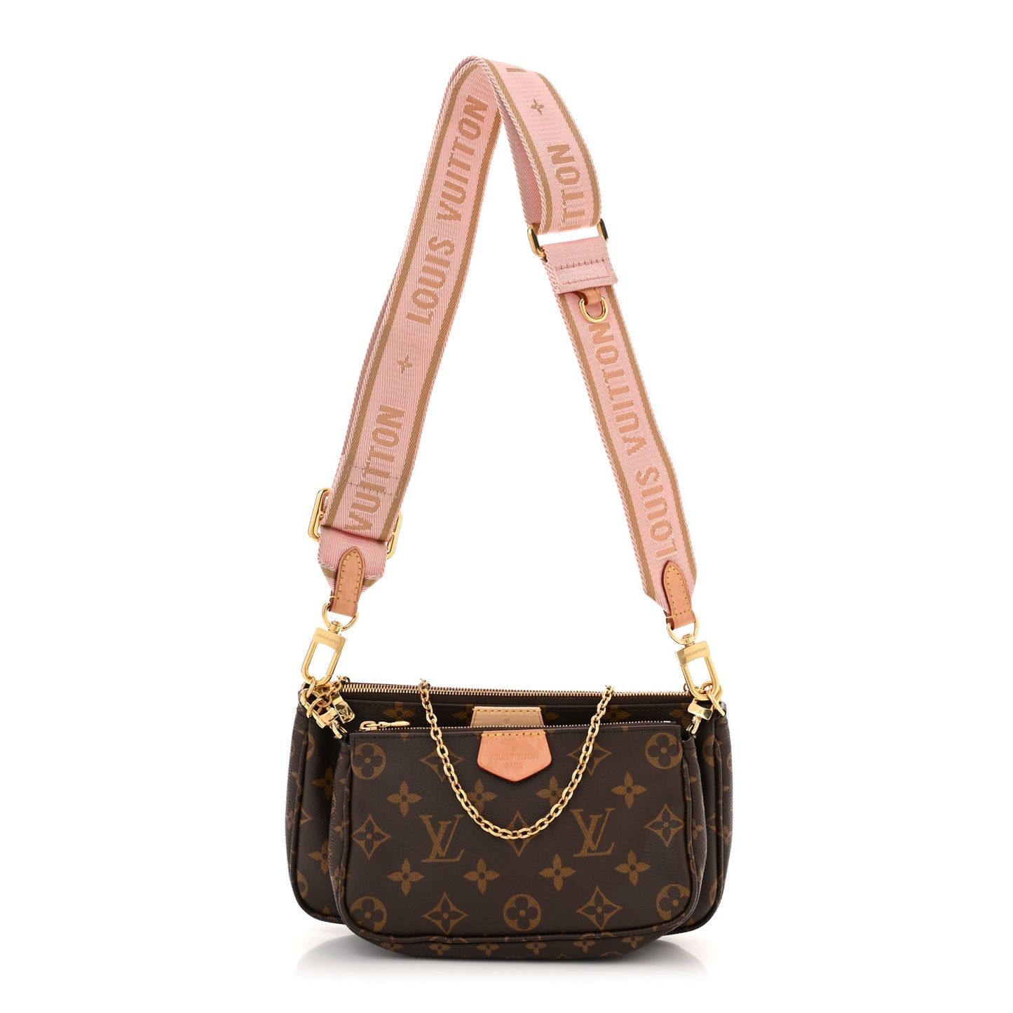 Monogram Multi Pochette Accessories Rose Clair