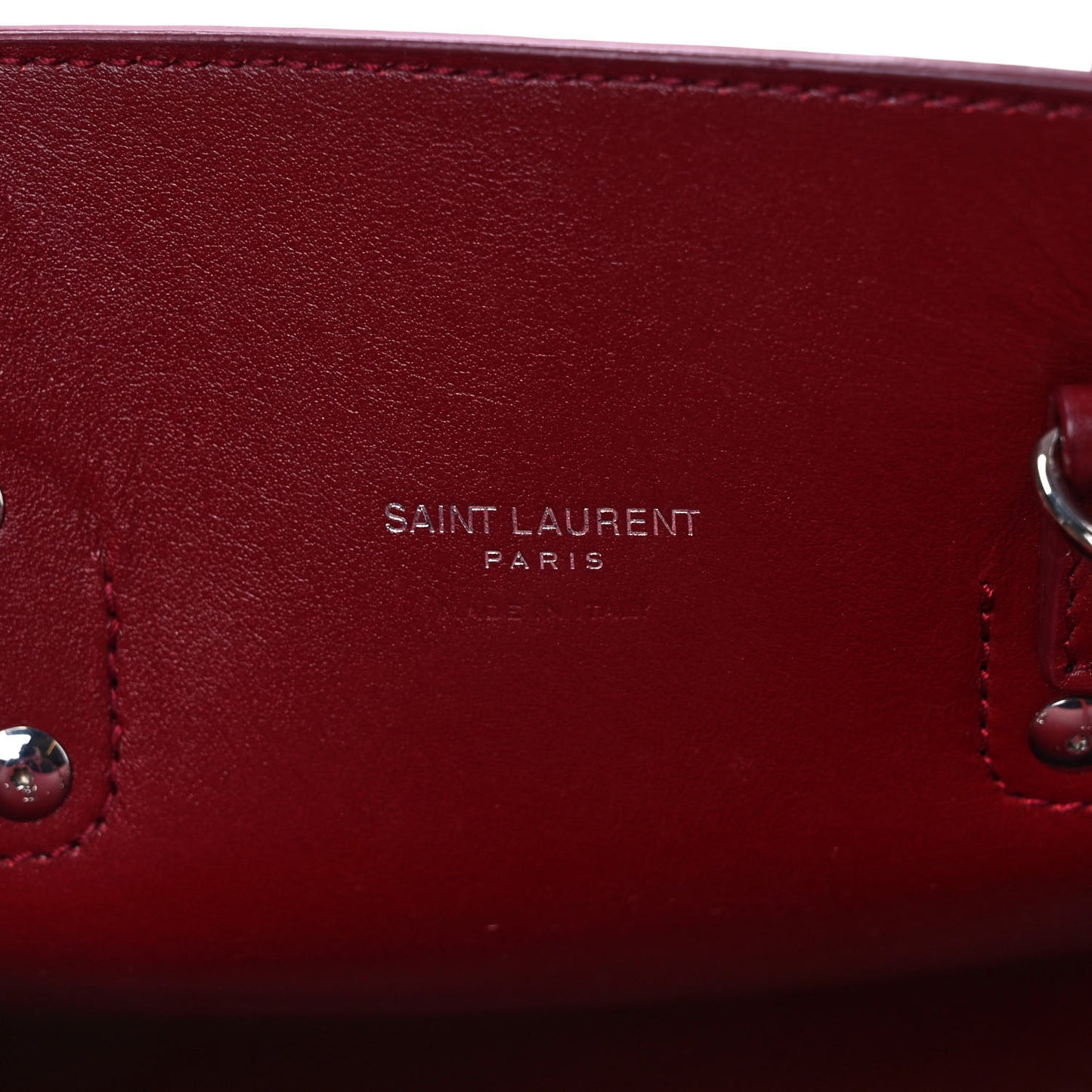 Grained Calfskin Baby Sac De Jour Opyum Red