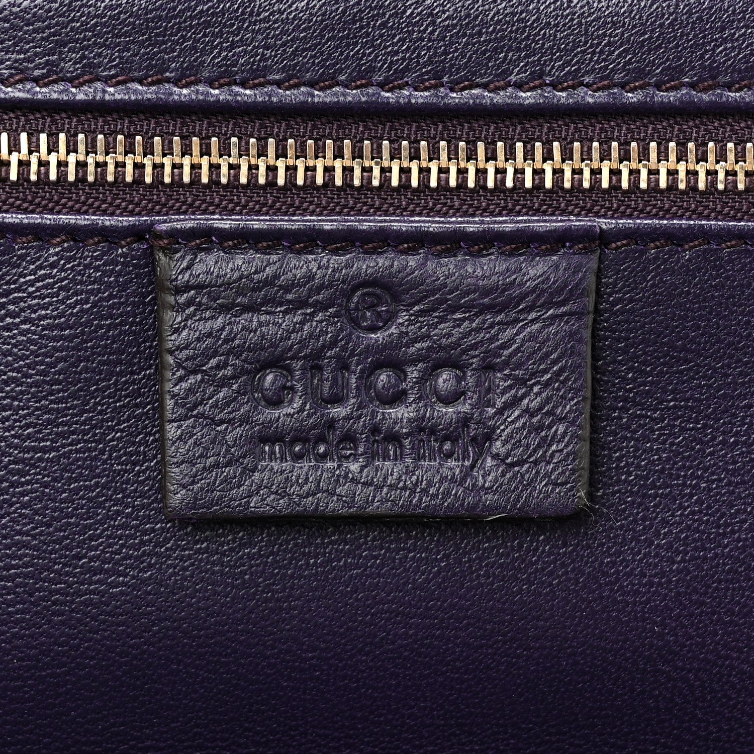 Gucci Satin Swarovski Crystal Clutch Purple 7 of 12