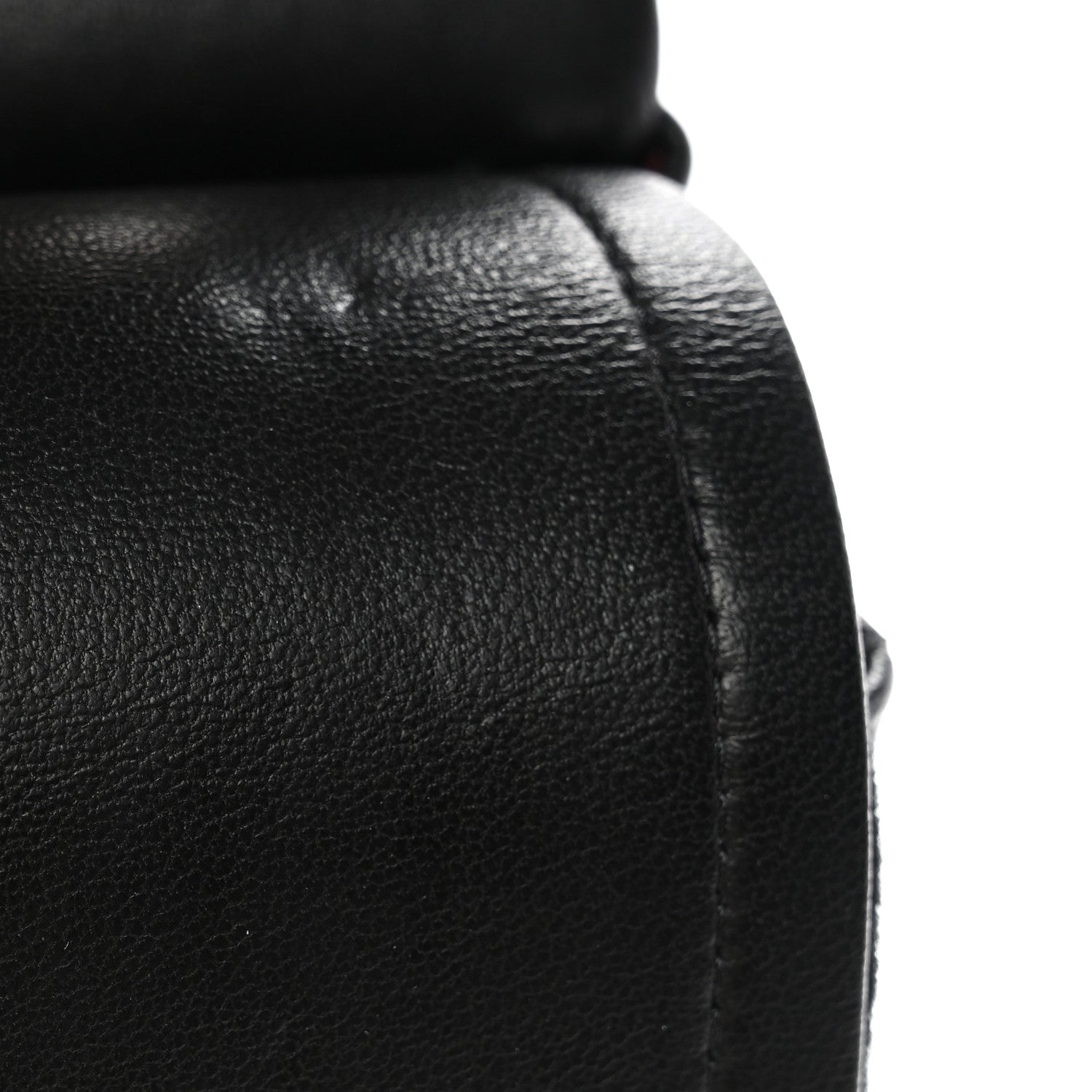 Chanel Lambskin Quilted Jumbo Double Flap Black 13 of 14