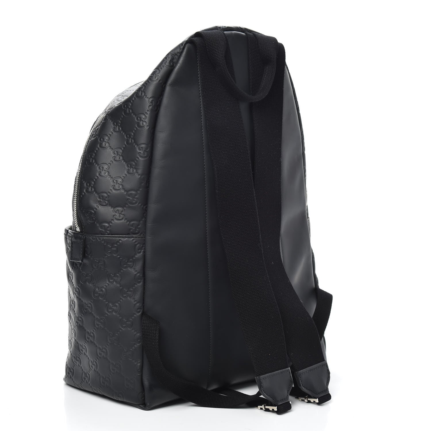 Gucci Guccissima Classic Backpack Black 3 of 9