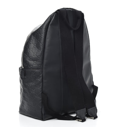 Gucci Guccissima Classic Backpack Black 3 of 9
