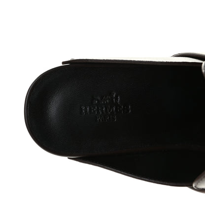 Hermes Calfskin Calya Mules 36 Cafe 6 of 9