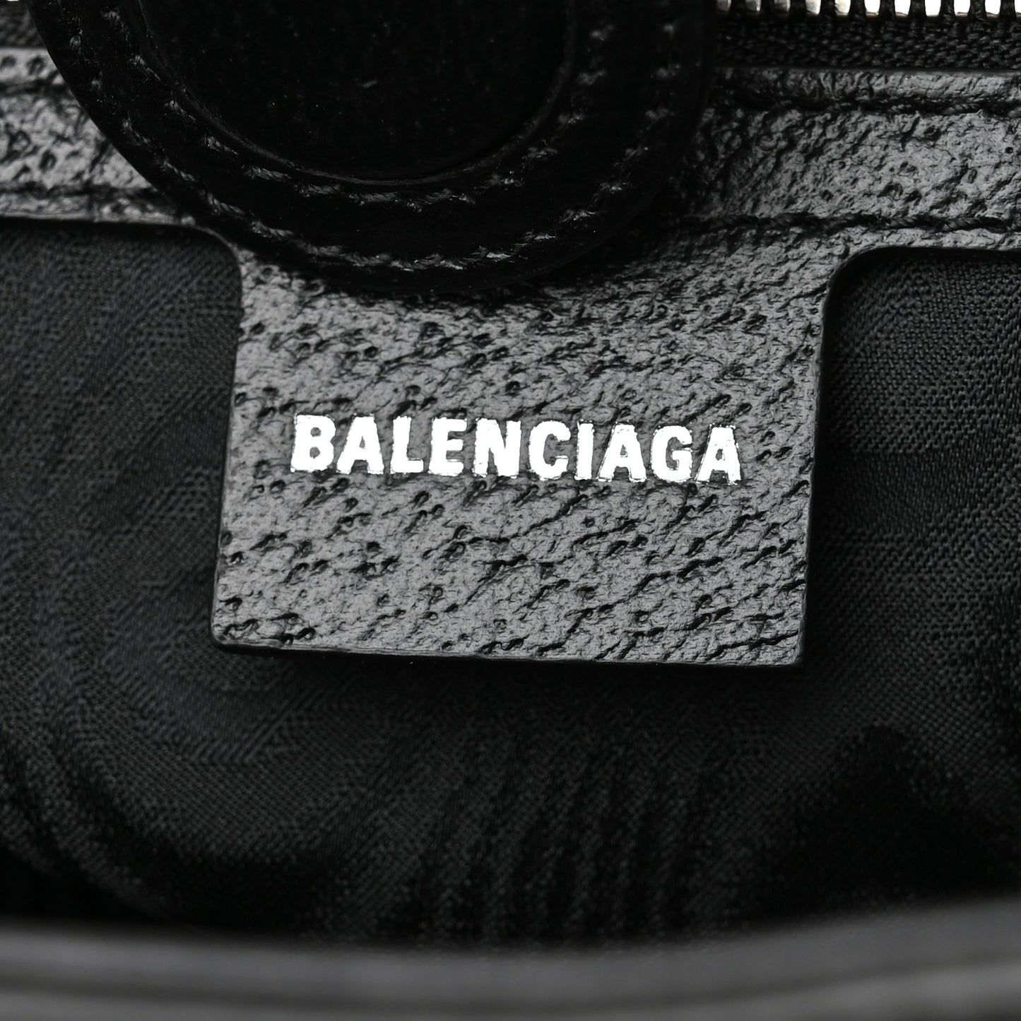 X BALENCIAGA BB Monogram Web Medium Ophidia Shopping Tote Black