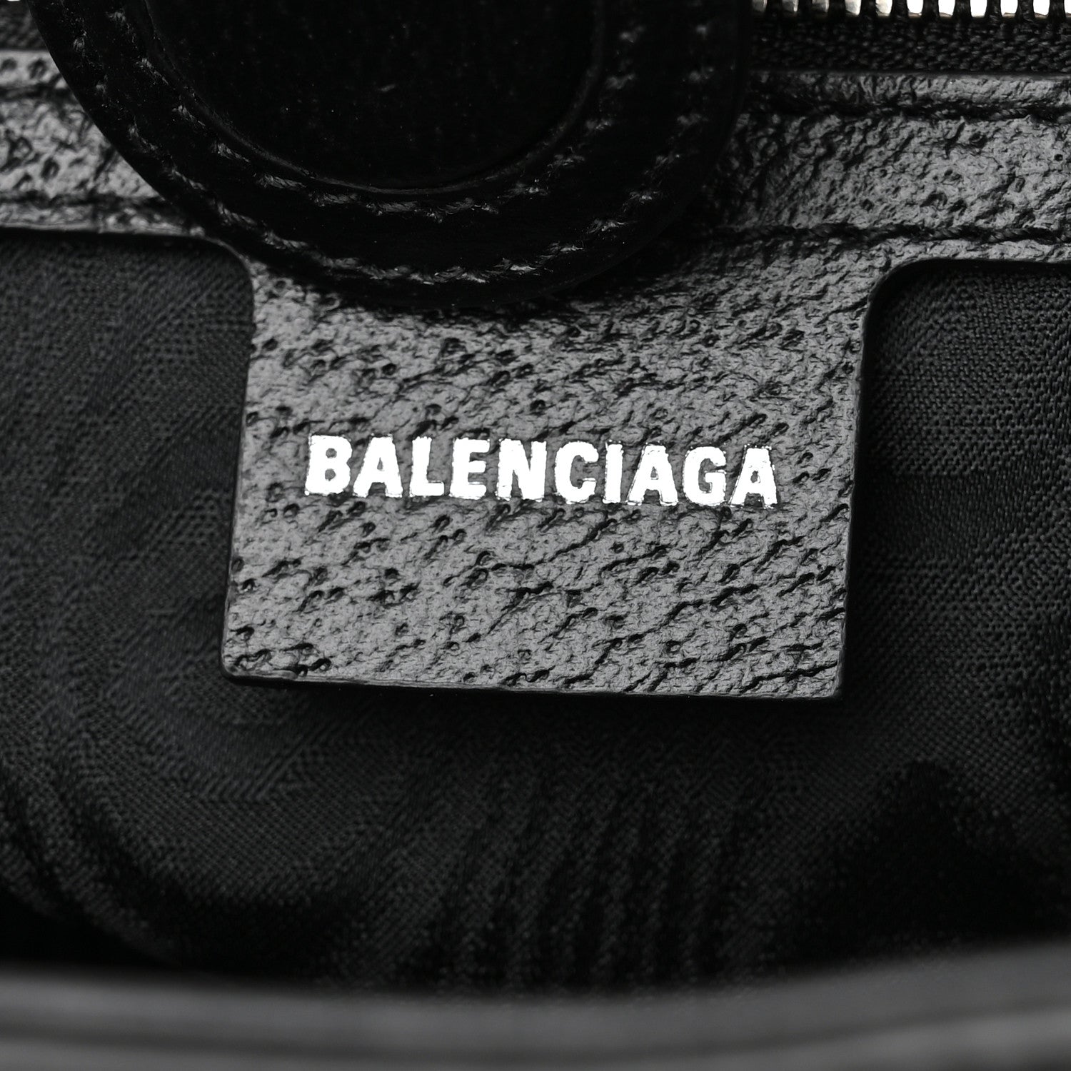 Gucci X BALENCIAGA BB Monogram Web Medium Ophidia Shopping Tote Black 6 of 10